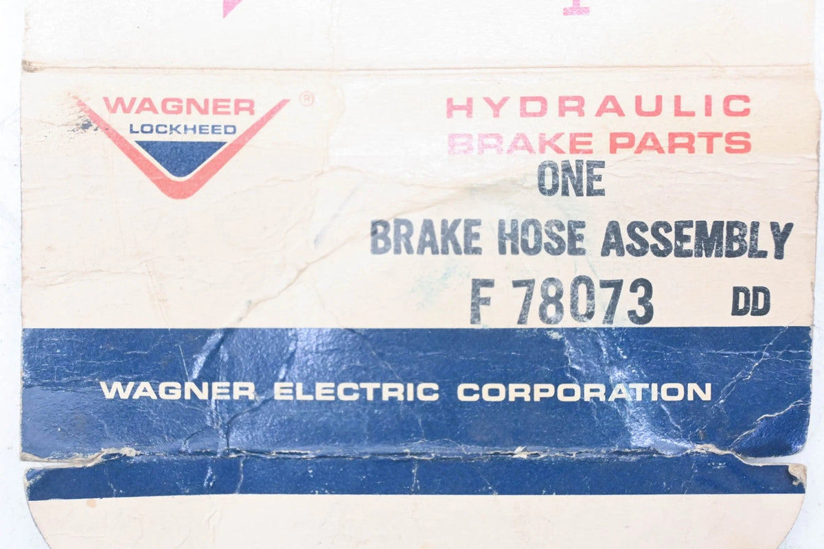 Brake Hose for Wagner Lockheed F-78073 (NOS)