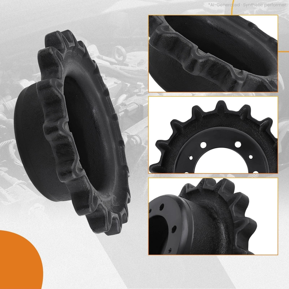 Drive Sprocket for Bobcat T200 T250 T320 (6 Bolt, 17 Teeth) 7165109, 7107787
