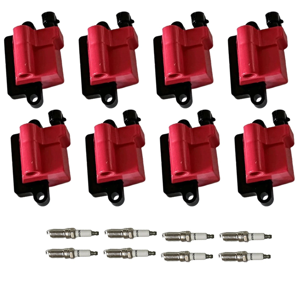8X Ignition Coil & Spark Plug for Chevy GMC 4.8L 5.3L 6.0L 8.1L (2000–2023) UF271