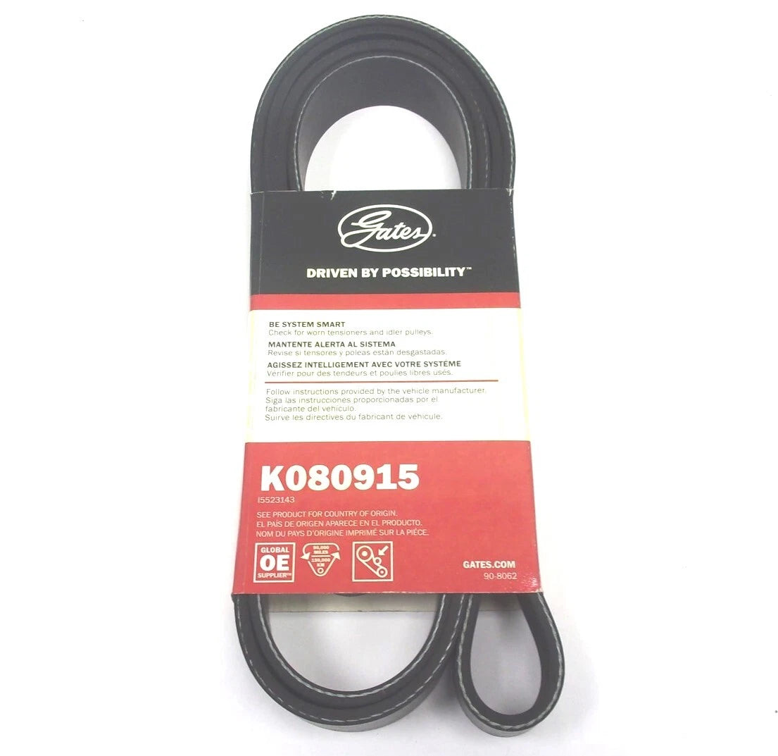 Gates Serpentine Micro-V Belt K080915 8PK2325 for
