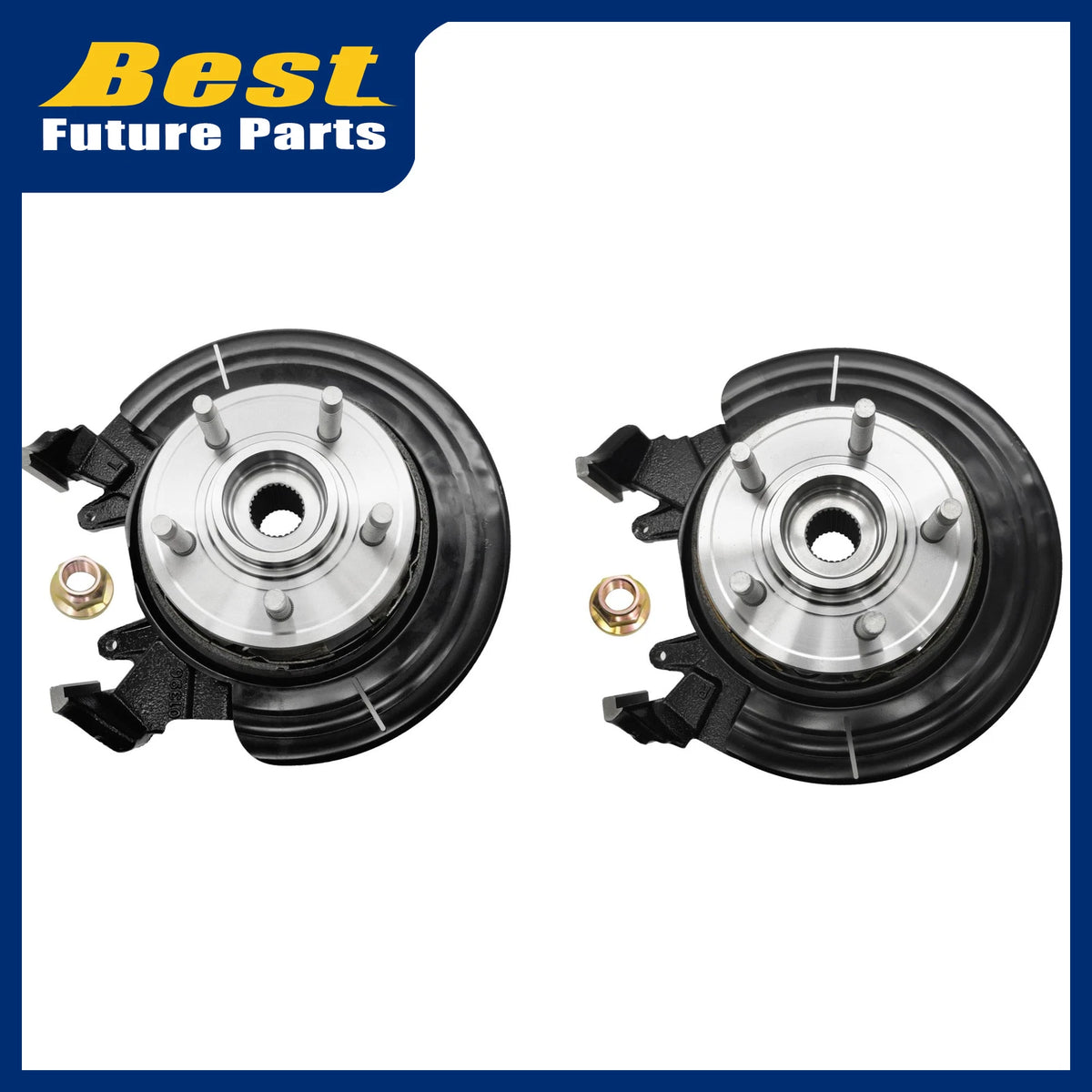 2X Rear Wheel Hub Steering Knuckle Assembly for Ford Explorer (2002–2005)