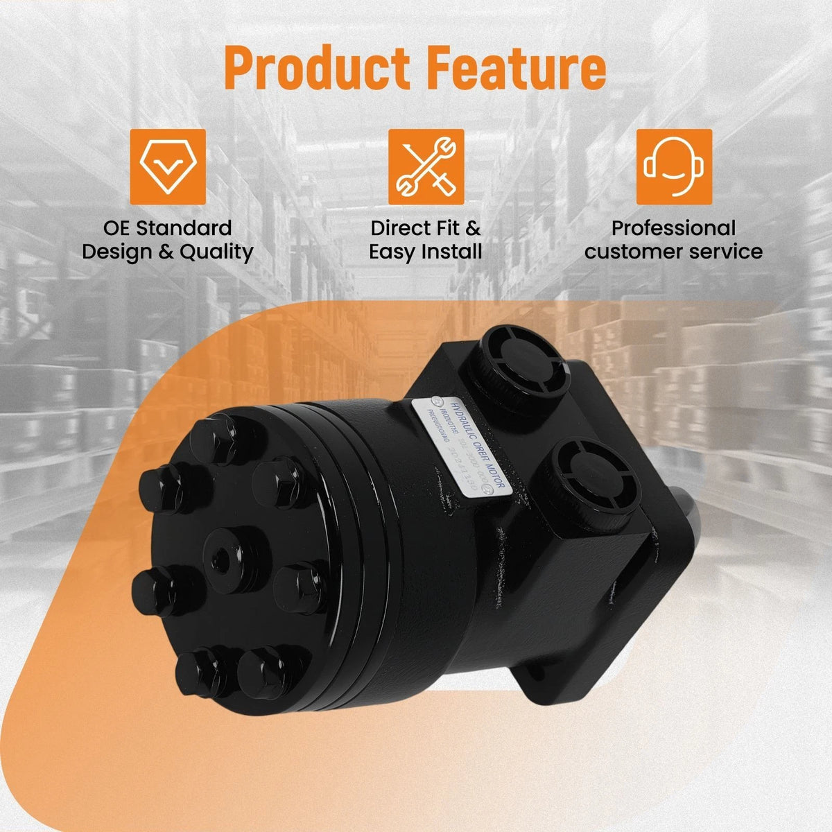 Hydraulic Motor for Eaton Char-Lynn H Series (101-1009-009, 101-1009)