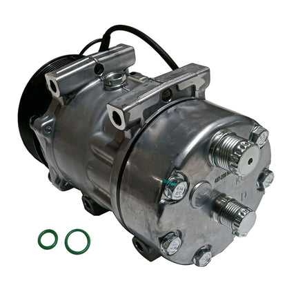 A/C Compressor w/ Clutch 8-Groove Pulley for Ford F-650 F-750 (2004–2015) CO4666C