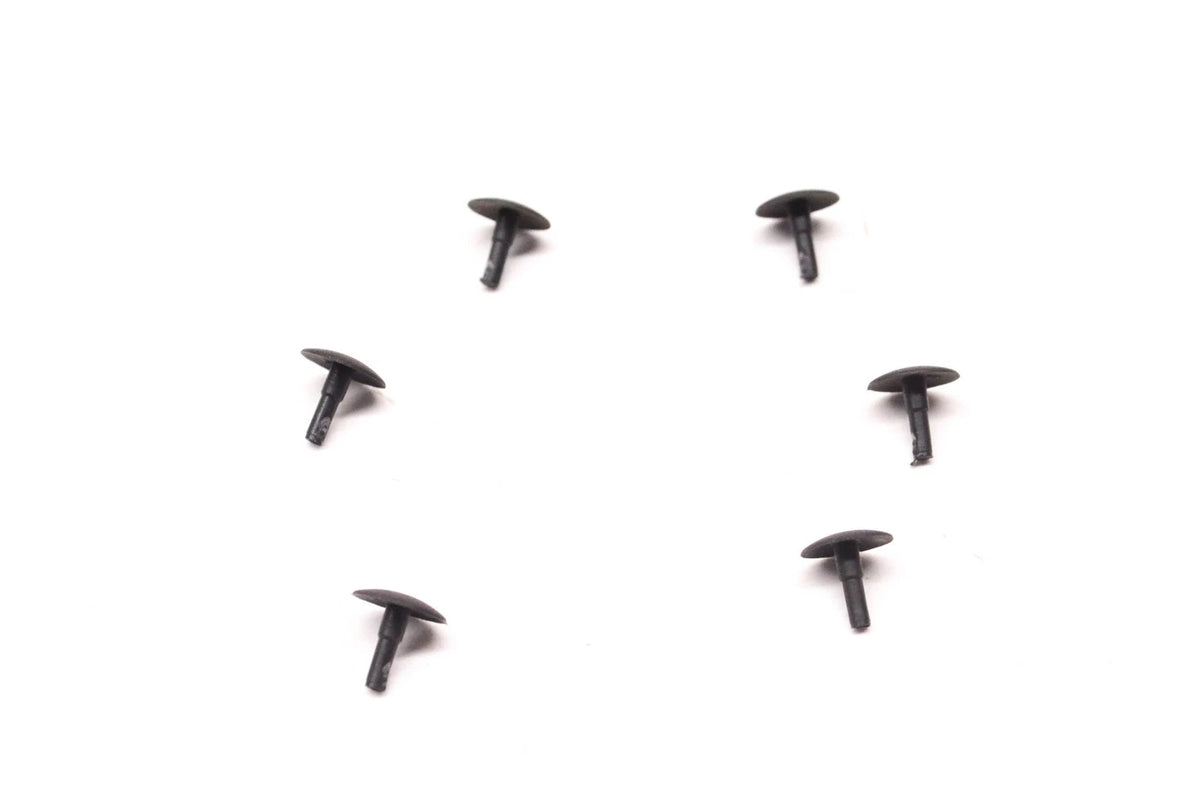 Set of 6 Black Carpet Plugs for Aftermarket 293000014