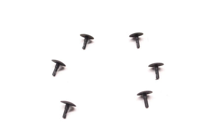 Set of 6 Black Carpet Plugs for Aftermarket 293000014