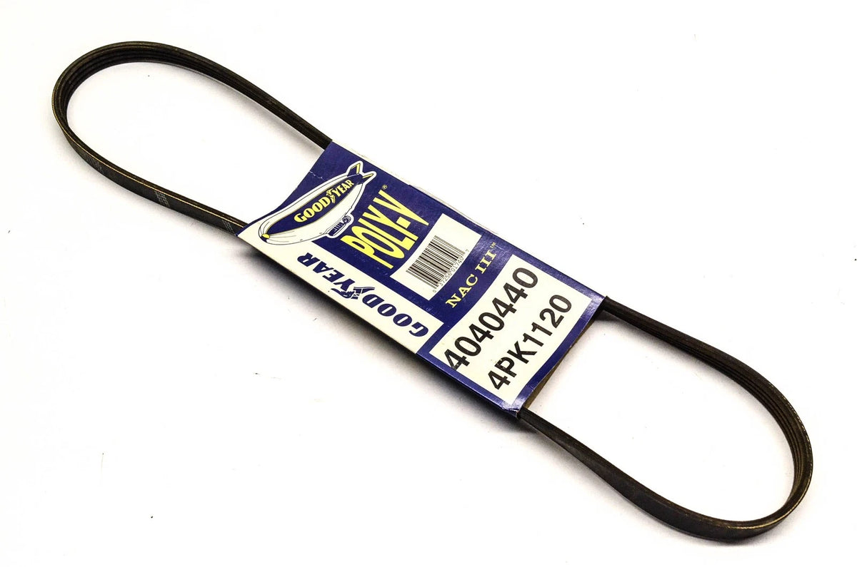Set of 4 Goodyear 4040440 Poly-V Serpentine Belts for (NOS)