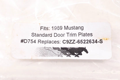 Door Handle Cup Plate for Ford Mustang (1969–1970) D754, C9ZZ-6522634-S