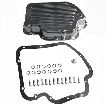 Finned Aluminum Transmission Oil Pan for GM TH400 (2-3/8 Inch Depth)