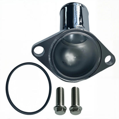 50 Degree Thermostat Housing 2660 Chrome for Chevy SBC V8 (1955–1965)