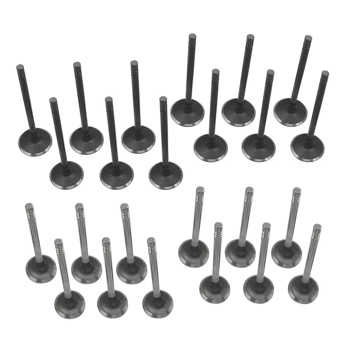 3 Keeper Groove Intake & Exhaust Valves for Mitsubishi 3000GT & Turbo Diamante