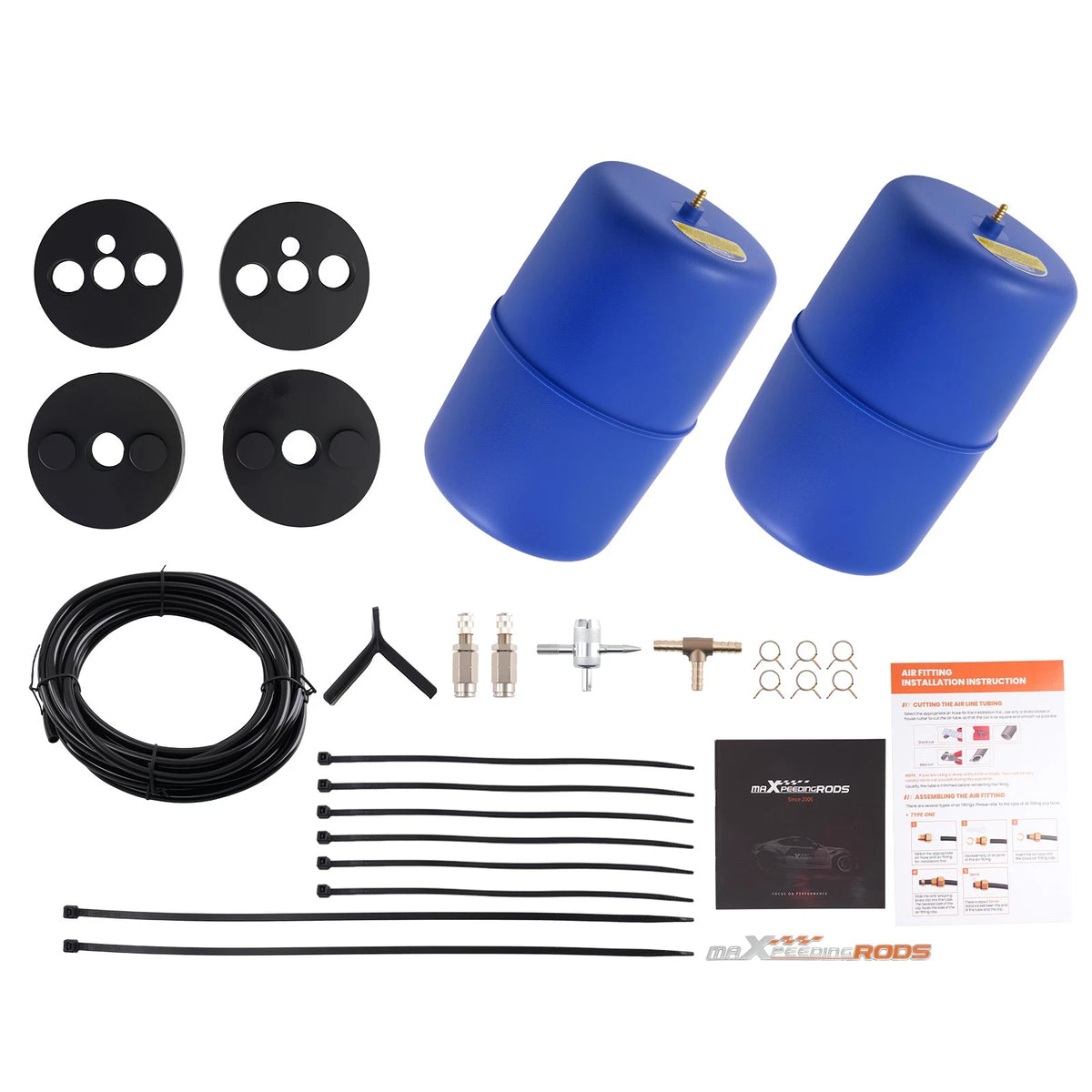 Rear Air Helper Spring Bag Leveling Kit for Toyota Sequoia (2011–2022)