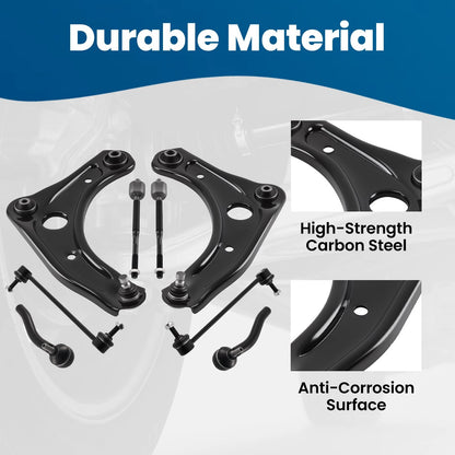 Steering Suspension Kit Front Lower Control Arms for Nissan Versa Note (2012–2019)