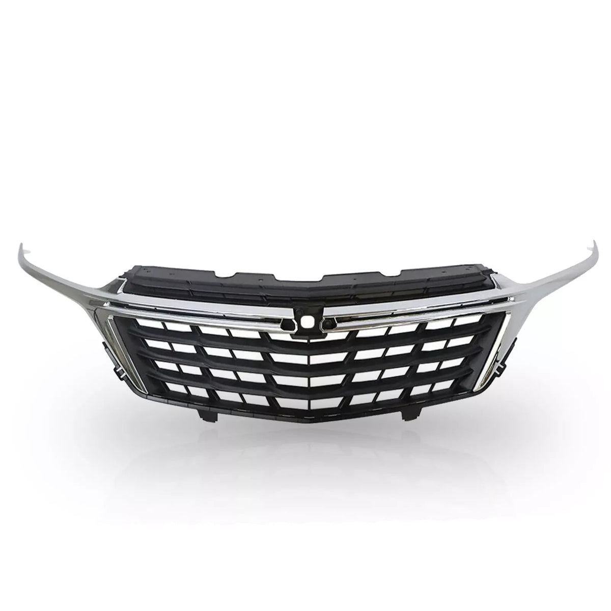 Front Bumper Upper Grille with Chrome Trim for Chevrolet Equinox (2022–2023)