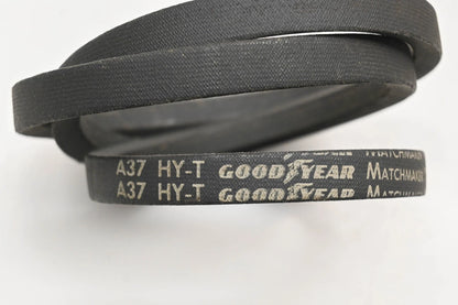 3X Goodyear A37 1/2" x 39" V-Belt for Automotive (NOS)