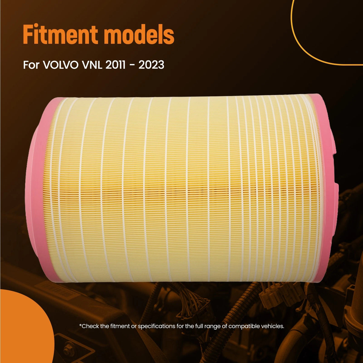 Air Cleaner Filter for Volvo VNL (2011–2023) AF26472M 21716424 P606720