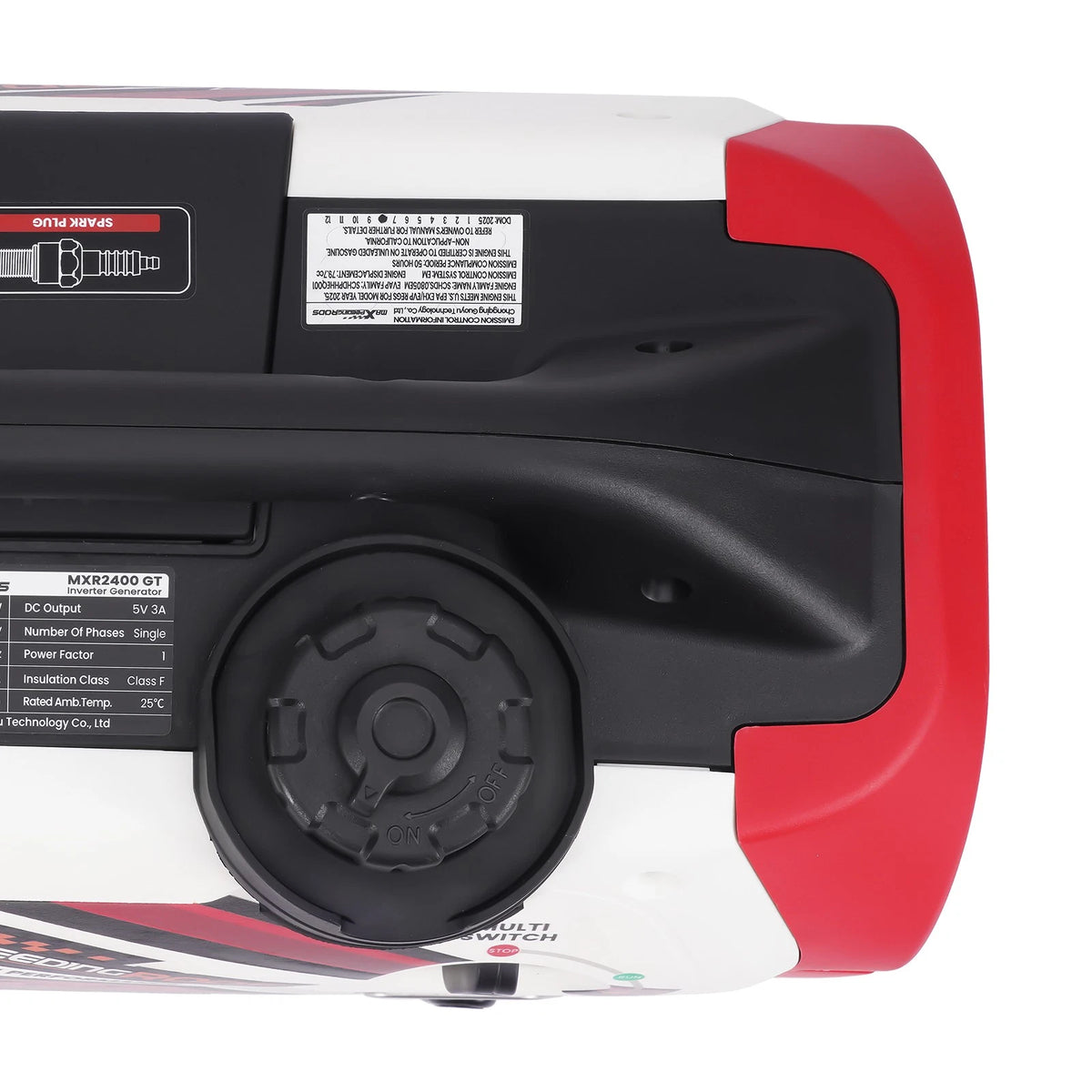 Inverter Generator 2400W Super Quiet 58dB with CO Auto Shutdown