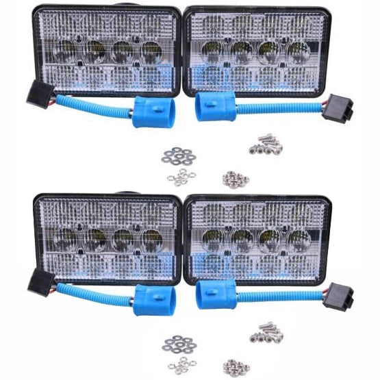 Set of 4 LED Hood Lights RE58638 for John Deere 5103 5203 5220 5403 5410 5415 5603 6603