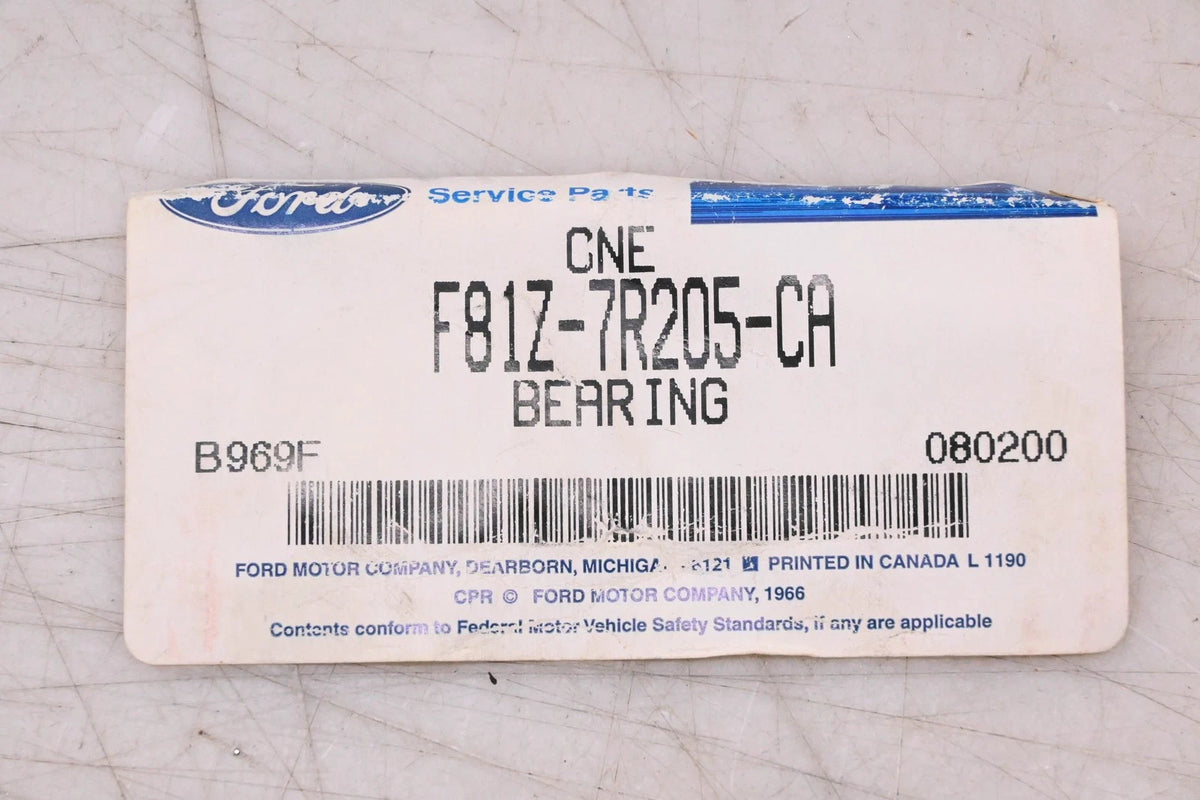 OEM Manual Transmission Output Shaft Bearing for Ford (F81Z-7R205-CA)
