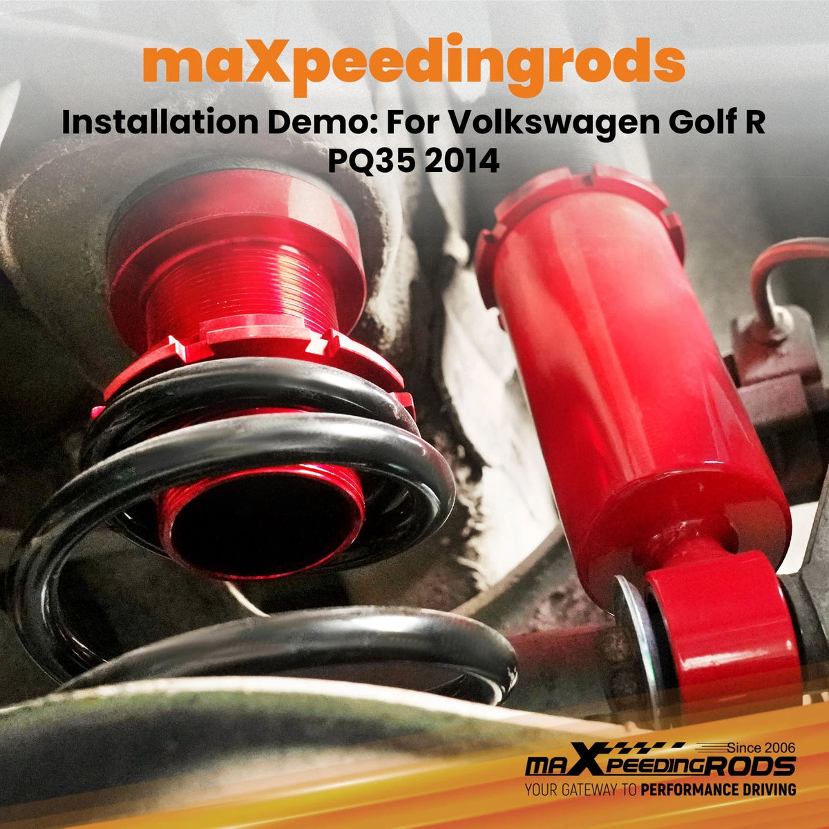Coilover Shock Suspension Kit for Volkswagen Jetta MK5 MK6 (2006–2017)