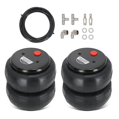 2X 2600lbs Air Suspension Bags Single Port 1/2" NPT for Universal