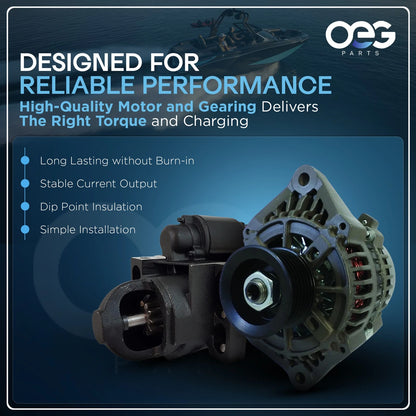 12V Tilt Trim Motor for Mercury 25HP 50HP (1986–1995) TRM0048 827675A1 10828N