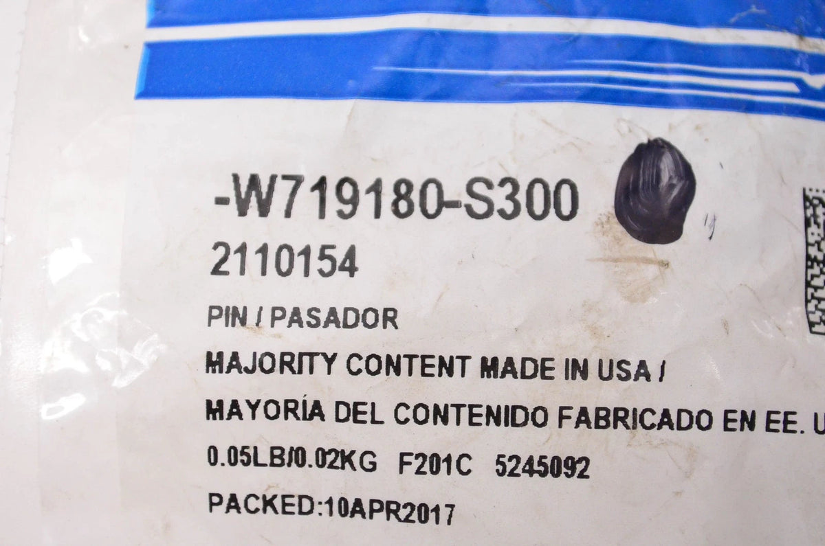 OEM Plastic Pin for Ford W719180S300 (NOS)