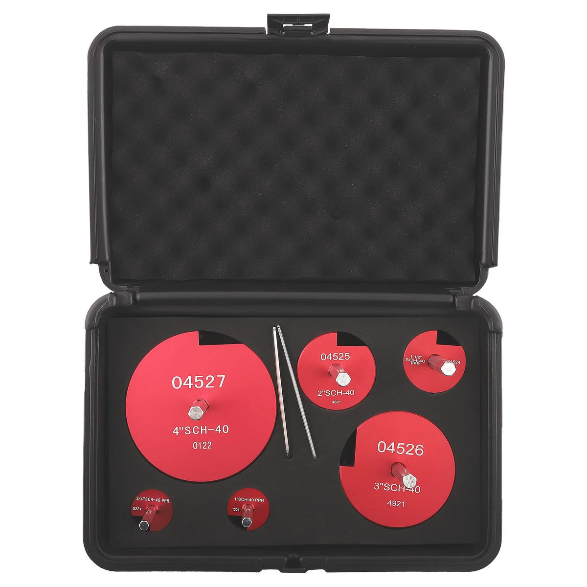 6 Sizes PVC Pipe Reamer Kit for Standard Drills (PPR75)