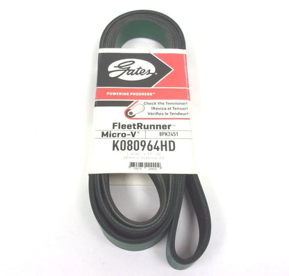 Gates Serpentine Heavy Duty Micro-V Belt K080964HD 8PK2451 for