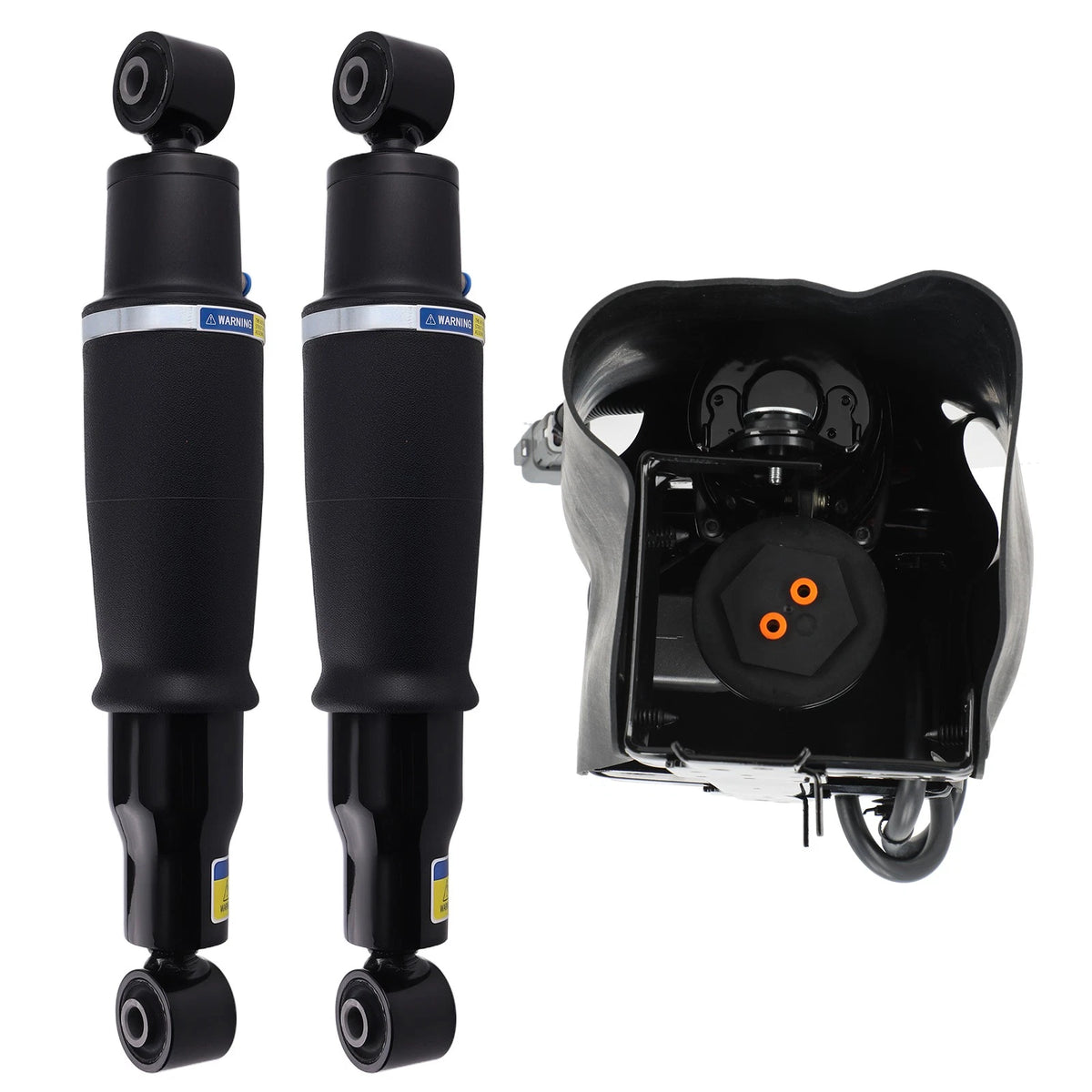Set of 3 Rear Air Shock Absorbers & Compressor Pump for Nissan Armada (2008–2015)