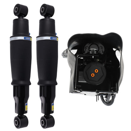 Set of 3 Rear Air Shock Absorbers & Compressor Pump for Nissan Armada (2008–2015)