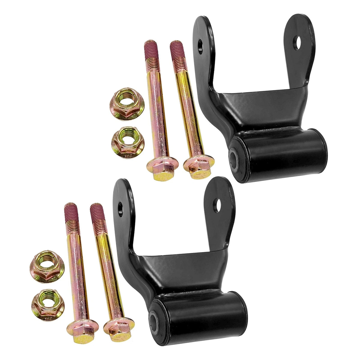 2X Rear Leaf Spring Shackle Hangers for Ford F-150 Lincoln (2009–2014) 722-089