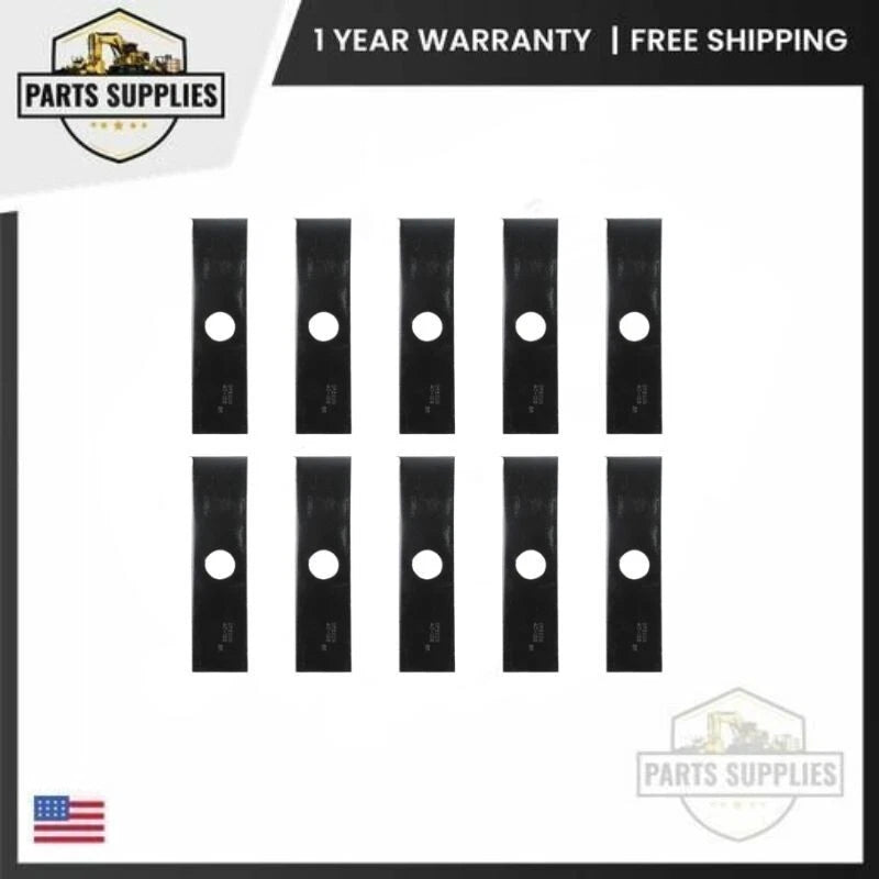 Set of 10 Edger Blades for Craftsman GE21, Husqvarna PE550 (Fits 530095086)