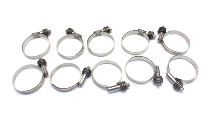 Set of 10 Flex-Gear SS Hose Spring Clamps Size 36 (1-13/16" to 2-3/4")