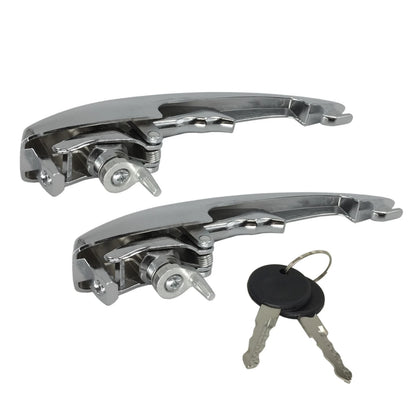 Set of 2 Key Matched Outer Door Handles for Volkswagen Super Beetle (1968–1979)