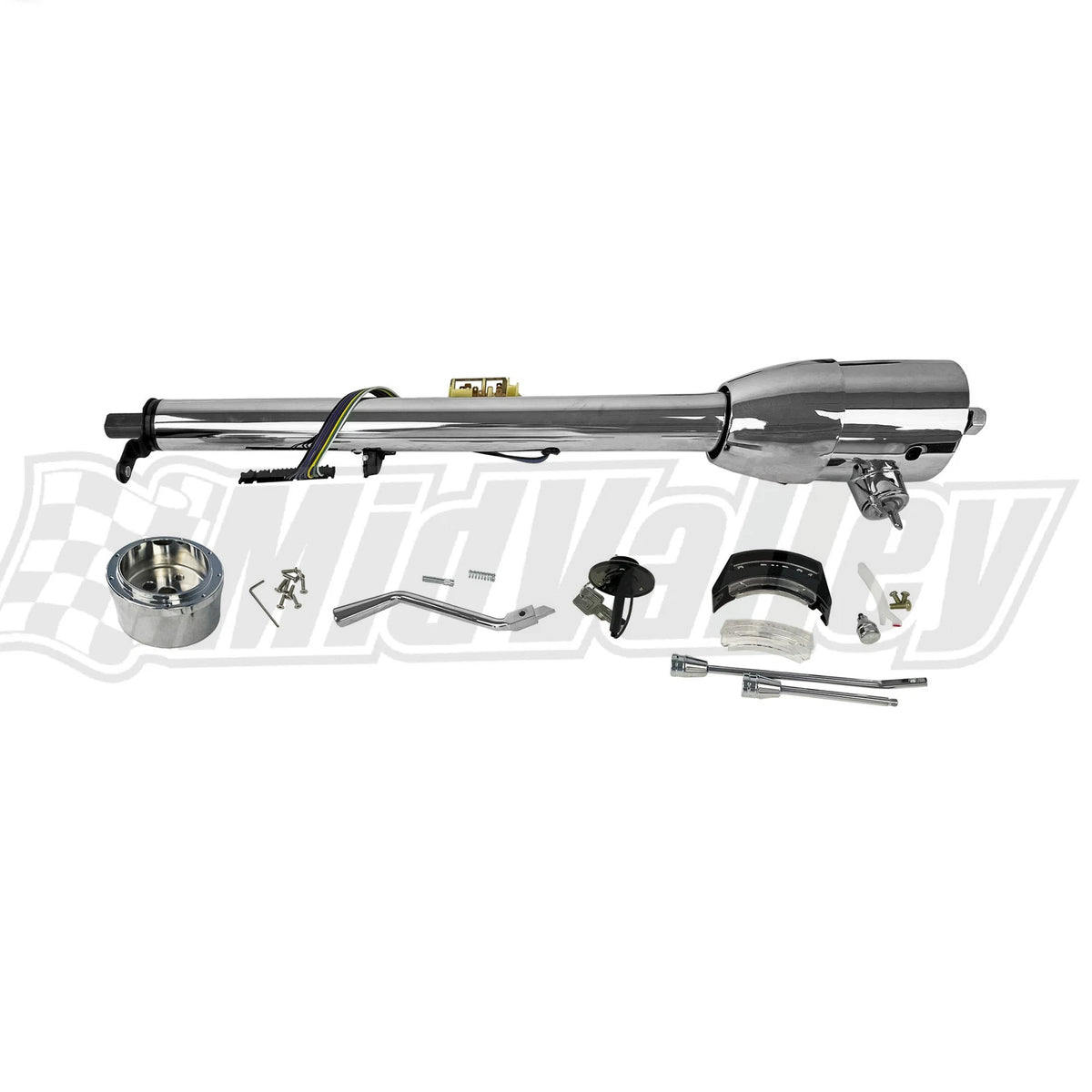 33" Chrome Tilt Steering Column for GM Automatic Shift (Year Range)