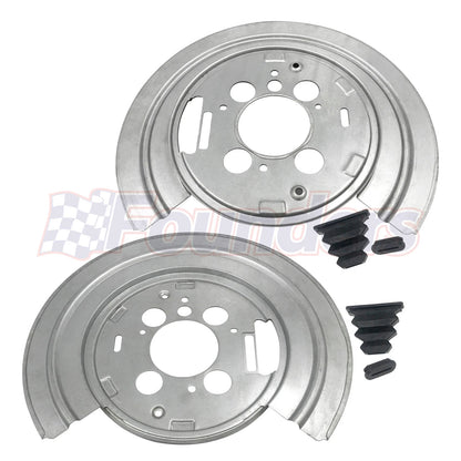 Pair of Brake Backing Plates for Dodge Ram 1500, Durango, Chrysler Aspen (2002–2009)