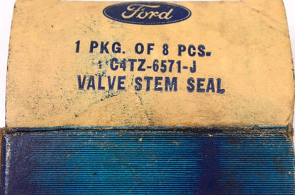Set of 8 Valve Stem Seals for Ford C4TZ-6571-J (NOS)