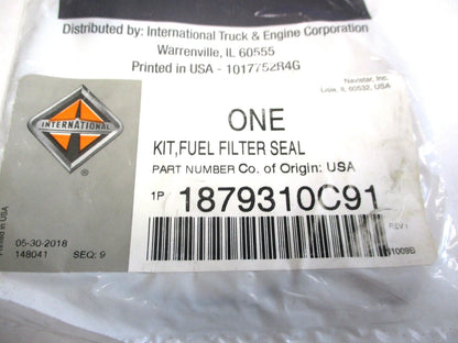 Fuel Filter Seals Kit for International (1879310C91)