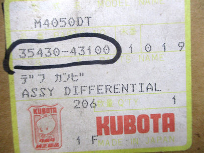 Genuine OEM Differential for Kubota M4050DT M4950DT M5950DT M6950DT (–)