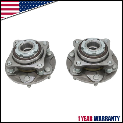 Front Wheel Bearing Hub Pair for Toyota 4Runner Tacoma 2WD (2005–2023)