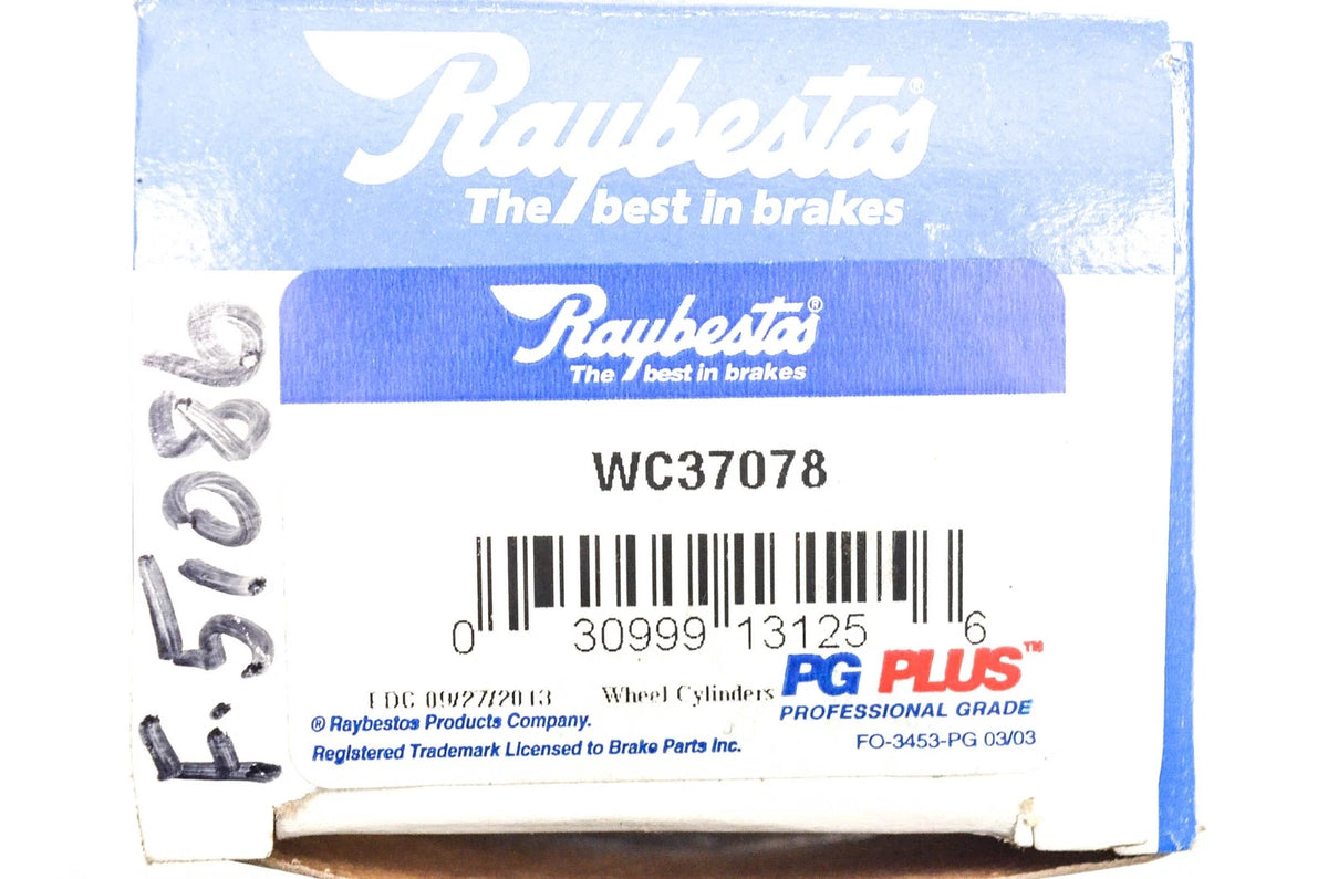 Raybestos Wheel Cylinder Assembly WC37078, F51086 for