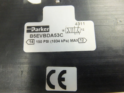 Parker B5 Solenoid Valve 150 PSI for B5EVBDA53C