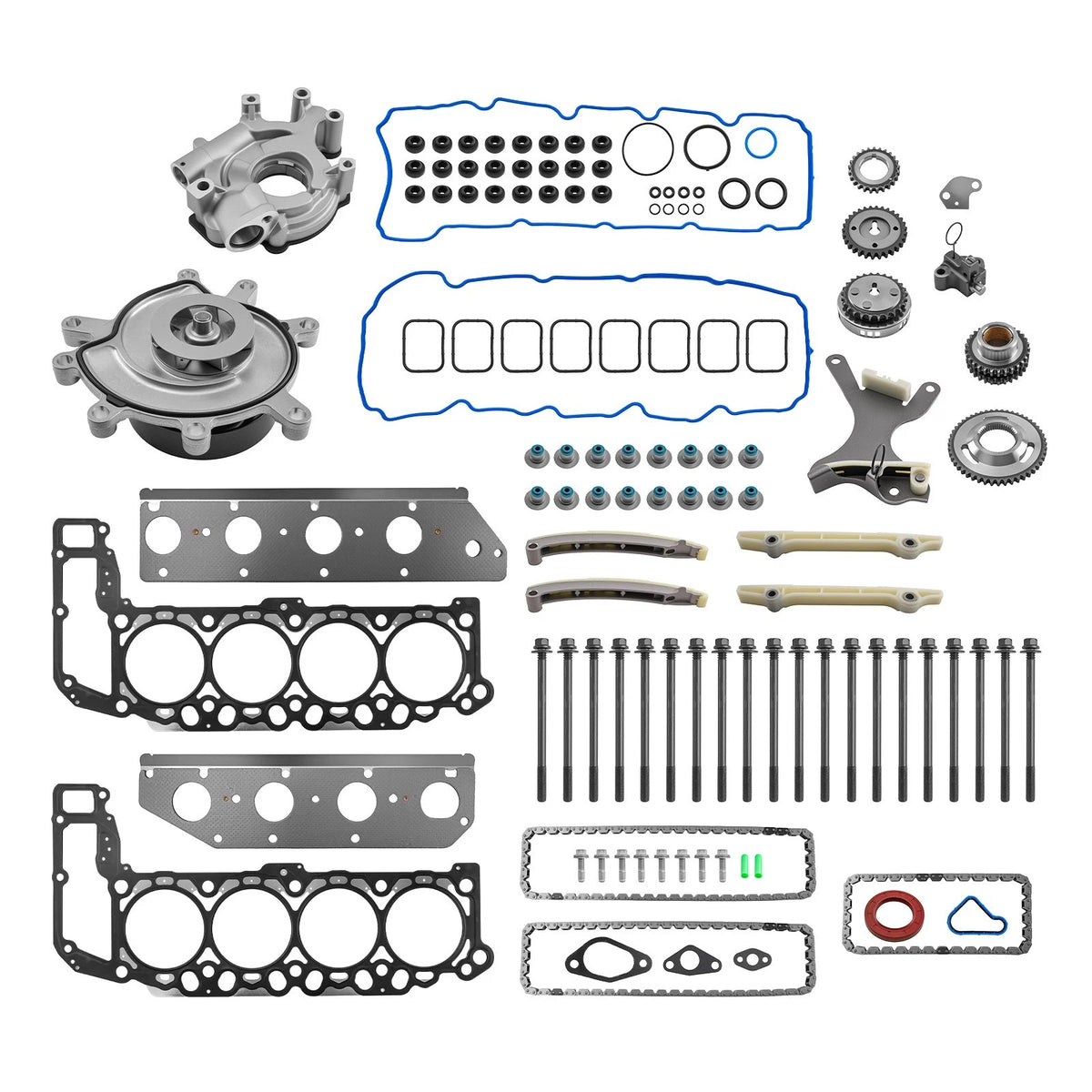 Head Gasket & Timing Kit w/ Tensioners for Ram 1500 4.7L V8 (2011–2013) 53021965AA