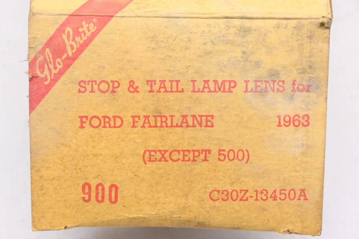 Glo-Brite Red Taillight Lens for C30Z-13450A, TMC-2251 (NOS)