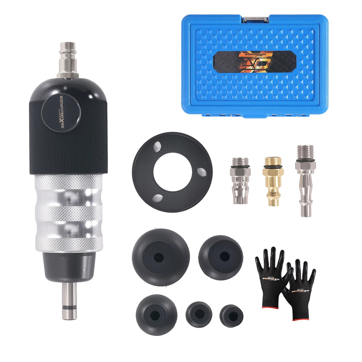 Air Engine Valve Lapping Tool with 5 Rubber Cups for