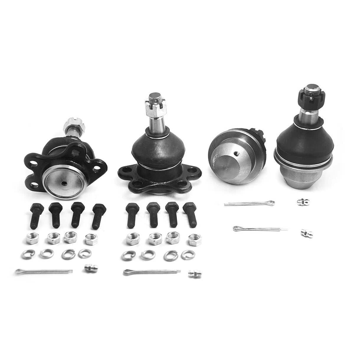 Set of 4 Lower Upper Ball Joints for Chevy GMC K2500 K1500 Tahoe Suburban (1995–2000)