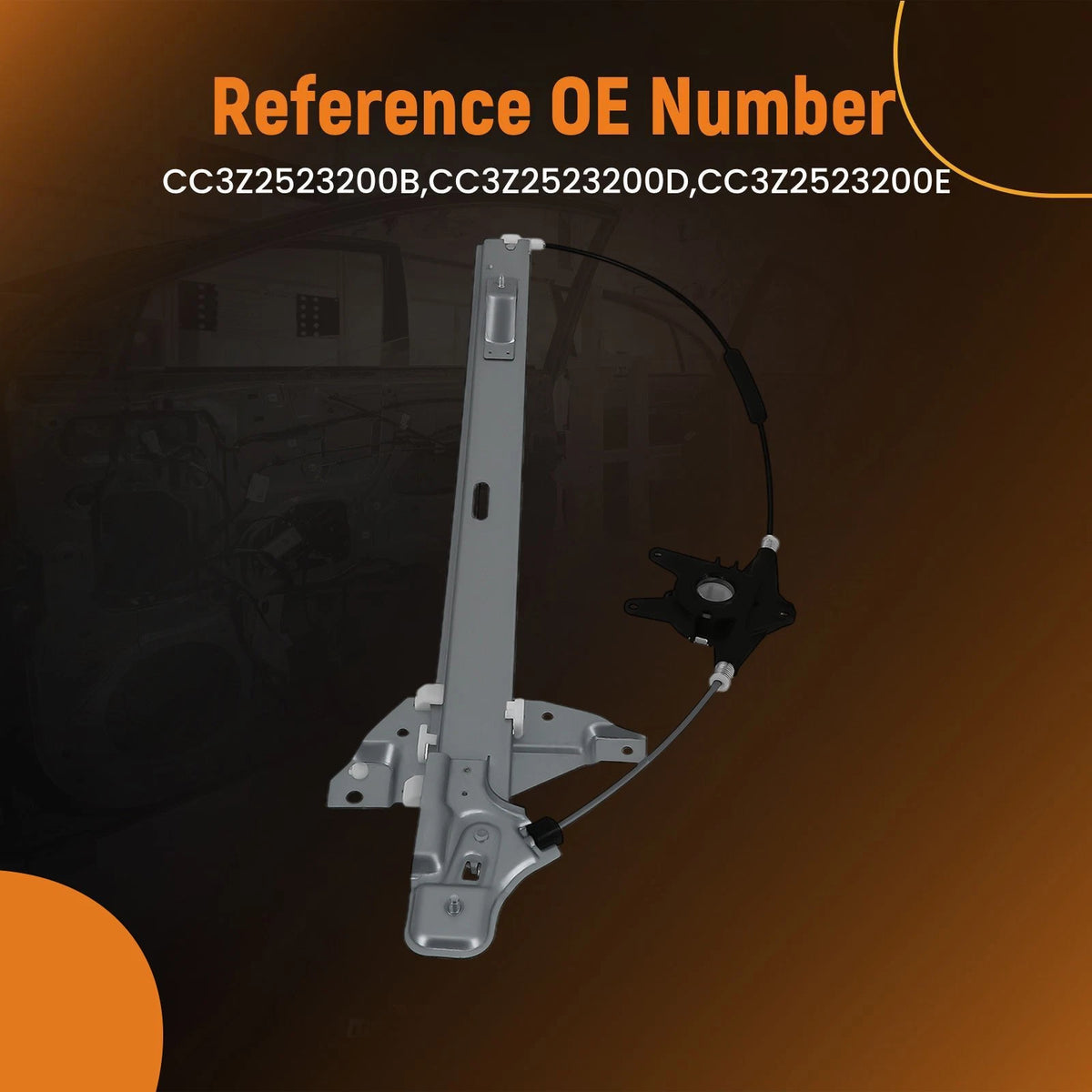Front Right Power Window Regulator for Ford F-250/F-350 Super Duty (2013–2016)