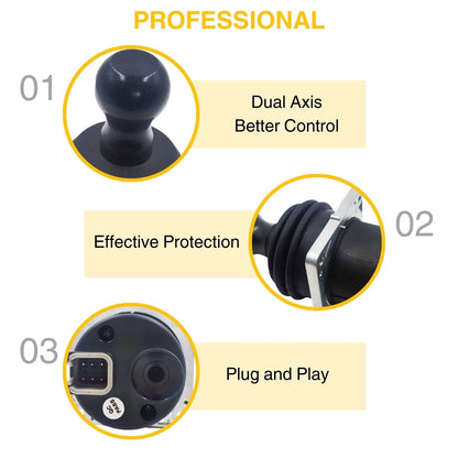 Dual Axis Joystick 101174GT for Genie Z-135/70 Z-45 Z-51/30 Z60/34 Z62/40 (2000–2023)