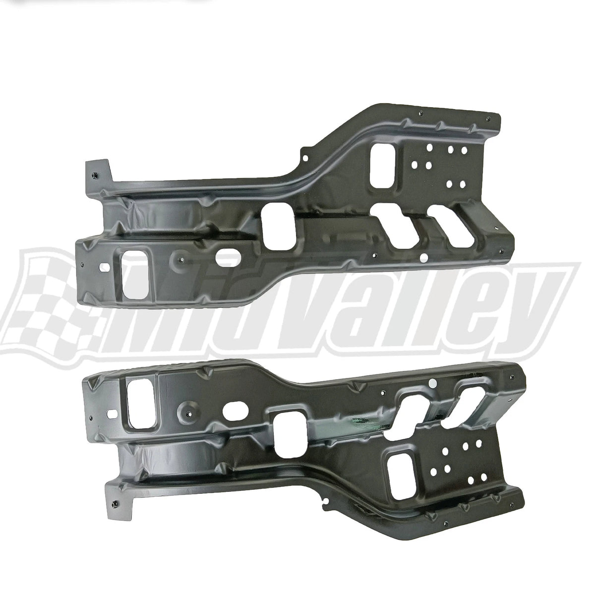 2X Front Bumper Impact Brackets for Chevy Silverado 2500 3500 (2011–2014)