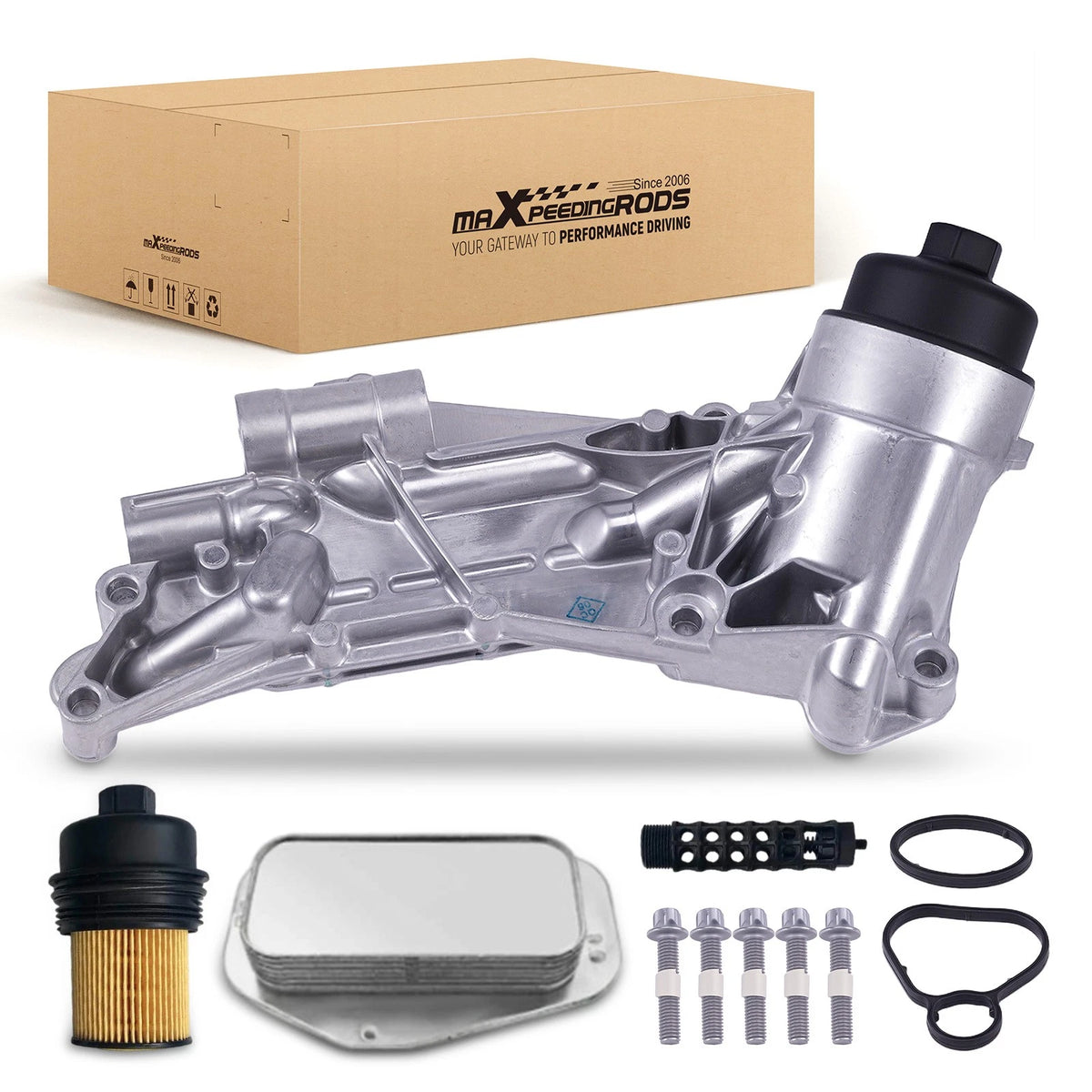 Oil Cooler Filter Housing Assembly for Chevy Cruze Aveo Sonic (2011–2019) 93186324